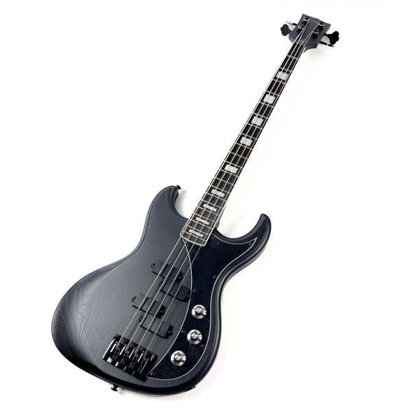 Gnarwhal DE Bass - Blacked Out Swamp Ash — black
